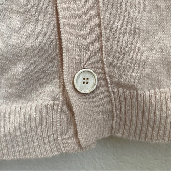 NWT Alexander McQueen Pale Pink Cashmere Cowl Neck Halter Back Sweater Size M - Picture 13 of 16